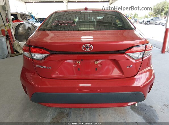 JTDEPMAE3MJ123696 2021 TOYOTA COROLLA Red 