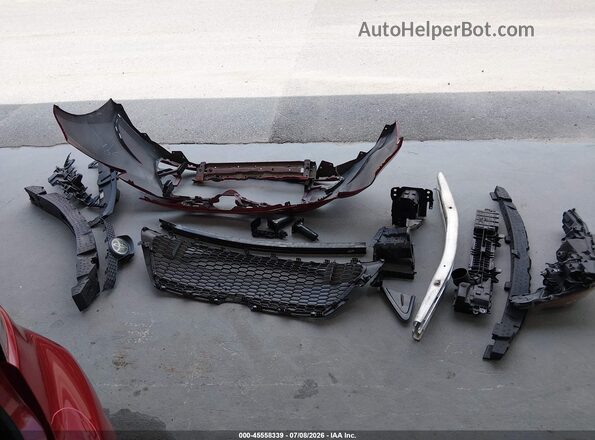 JTDEPMAE3MJ123696 2021 TOYOTA COROLLA Red Widok zestawu wskaźników