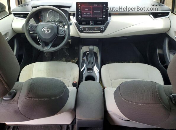 JTDEPMAE3MJ134424 2021 TOYOTA COROLLA Blue Вид панелі приладів