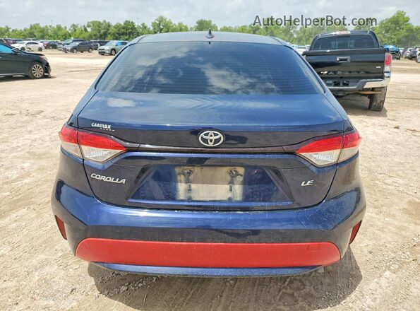 JTDEPMAE3MJ134424 2021 TOYOTA COROLLA Blue Вид ззаду