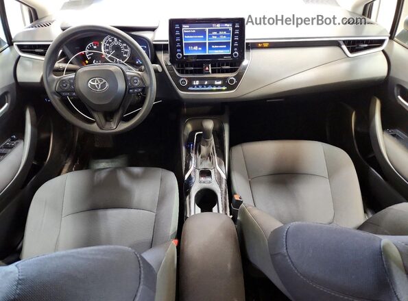 JTDEPMAE3MJ175586 2021 TOYOTA COROLLA White Dashboard view