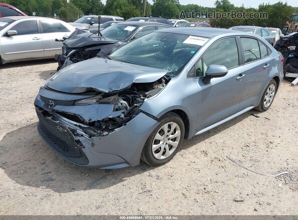 JTDEPMAE3MJ176110 2021 TOYOTA COROLLA Light Blue Передняя левая четверть