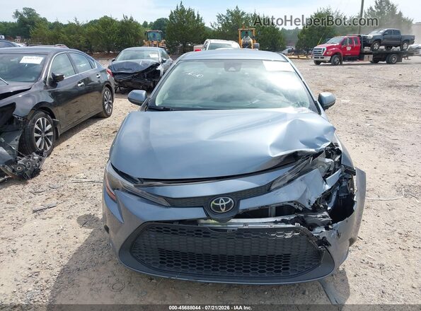 JTDEPMAE3MJ176110 2021 TOYOTA COROLLA Light Blue Вид щитка приборов