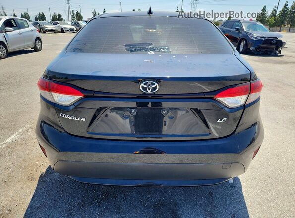 JTDEPMAE3MJ177466 2021 TOYOTA COROLLA Black Вид ззаду
