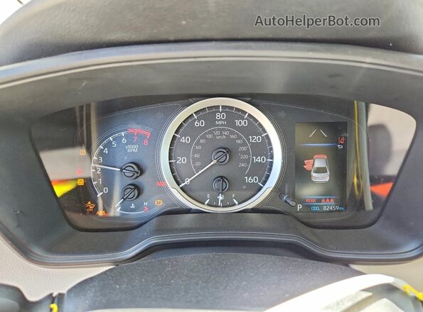 JTDEPMAE3MJ187656 2021 TOYOTA COROLLA Blue Instrument cluster view