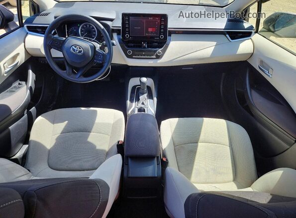 JTDEPMAE3MJ187656 2021 TOYOTA COROLLA Blue Dashboard view