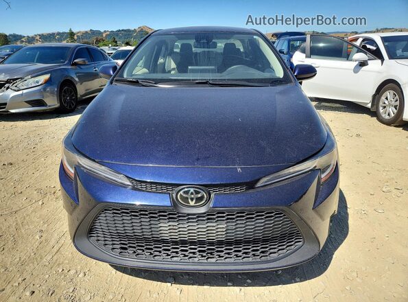 JTDEPMAE3MJ187656 2021 TOYOTA COROLLA Blue Front view