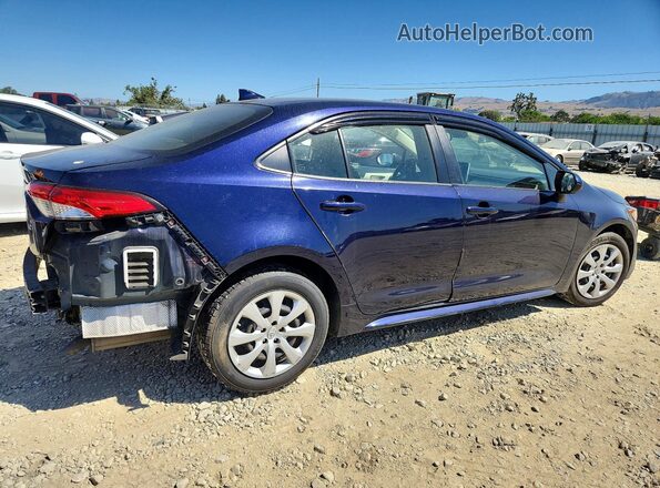 JTDEPMAE3MJ187656 2021 TOYOTA COROLLA Blue Rear right