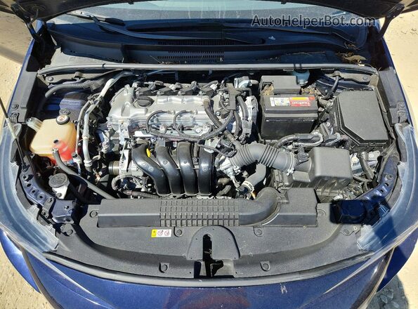 JTDEPMAE3MJ187656 2021 TOYOTA COROLLA Blue Rear interior view