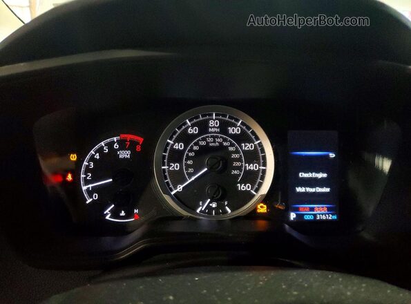 JTDEPMAE3N3008893 2022 TOYOTA COROLLA Silver ხელსაწყოთა პანელის ხედი