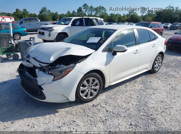 JTDEPMAE3N3012698 2022 TOYOTA COROLLA White წინა მარცხენა ხედი სამი მეოთხედიდან