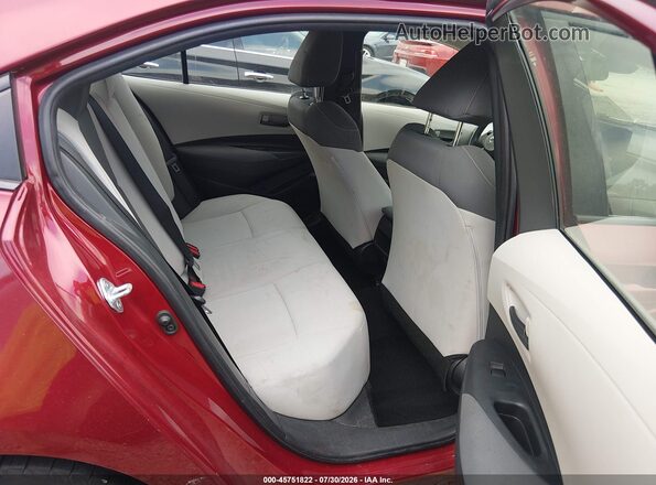 JTDEPMAE3NJ221175 2022 TOYOTA COROLLA Beige Vista de la etiqueta del VIN
