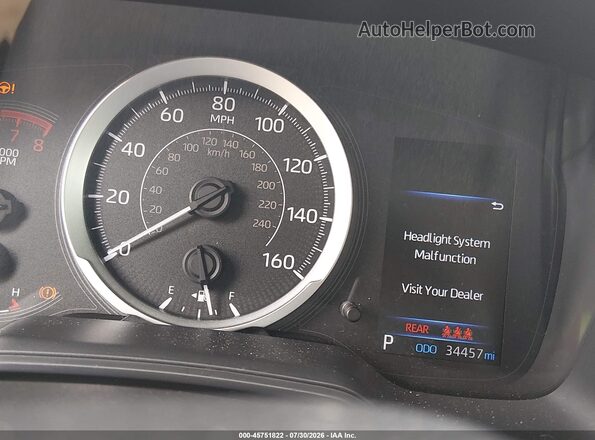 JTDEPMAE3NJ221175 2022 TOYOTA COROLLA Beige Vista de los asientos traseros