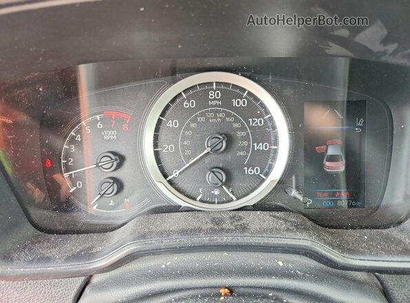 JTDEPMAE3NJ224660 2022 TOYOTA COROLLA Black ხელსაწყოთა პანელის ხედი