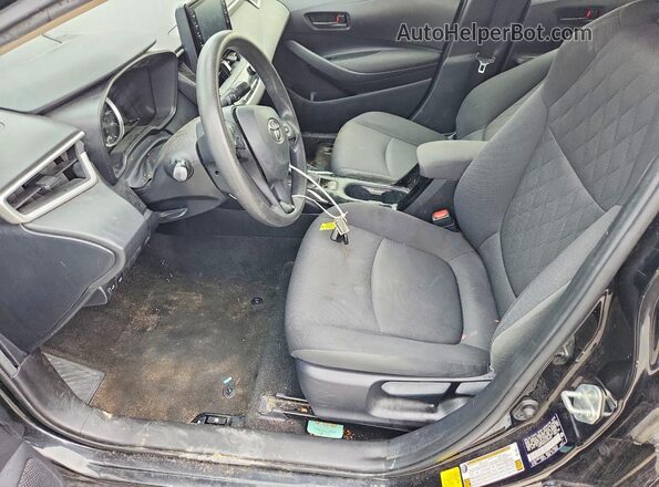 JTDEPMAE3NJ224660 2022 TOYOTA COROLLA Black წინა სალონის ხედი