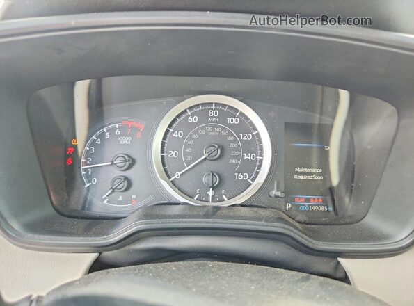 JTDEPMAE4MJ124971 2021 TOYOTA COROLLA Blue Սարքավորումների վահանակի տեսք