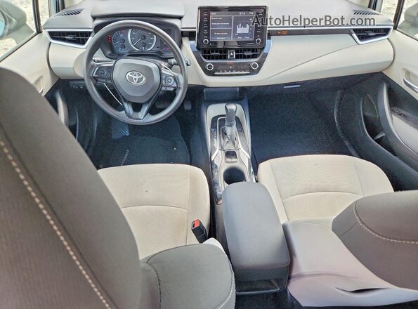 JTDEPMAE4MJ124971 2021 TOYOTA COROLLA Blue Առջևի վահանակի տեսք