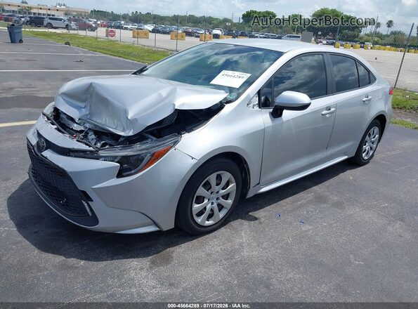 JTDEPMAE4MJ146047 2021 TOYOTA COROLLA Silver წინა მარცხენა ხედი სამი მეოთხედიდან