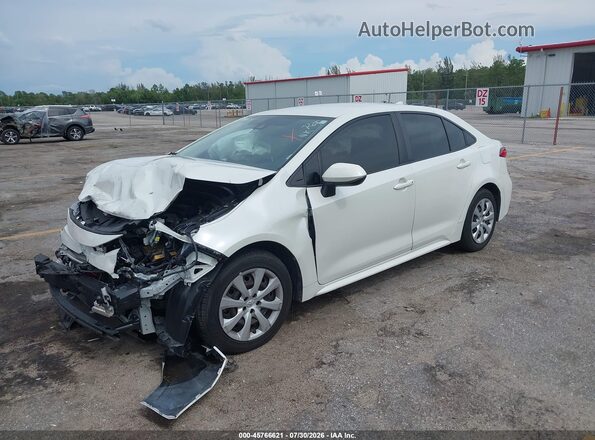 JTDEPMAE4MJ171837 2021 TOYOTA COROLLA White Vista tres cuartos delantera izquierda