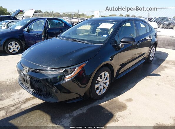 JTDEPMAE4MJ174592 2021 TOYOTA COROLLA Черный Передняя левая четверть