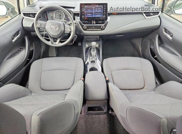 JTDEPMAE4MJ180716 2021 TOYOTA COROLLA White Առջևի վահանակի տեսք