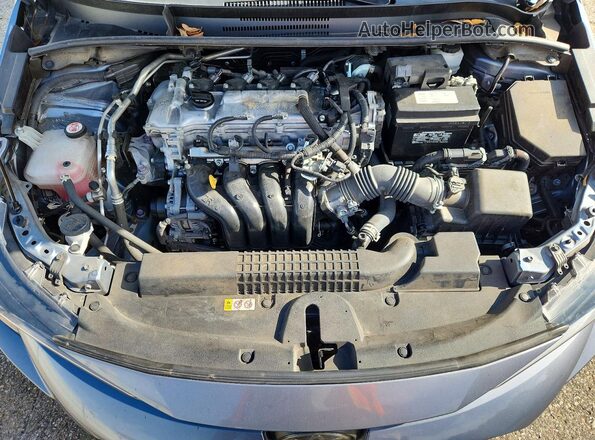 JTDEPMAE4N3003699 2022 TOYOTA COROLLA Синий Вид задней части салона