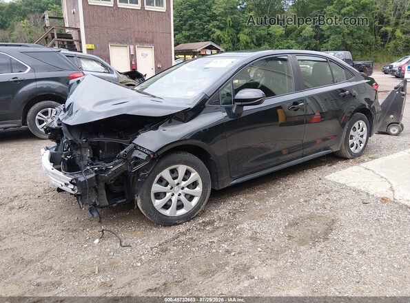 JTDEPMAE4NJ215188 2022 TOYOTA COROLLA Black Передня ліва чверть