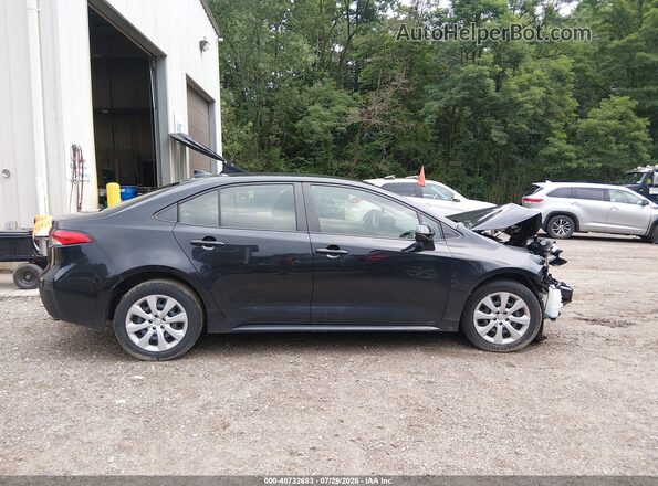 JTDEPMAE4NJ215188 2022 TOYOTA COROLLA Black Вид задньої частини салону