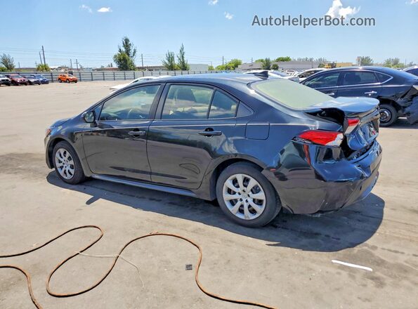 JTDEPMAE4NJ217605 2022 TOYOTA COROLLA Черный Задняя левая четверть