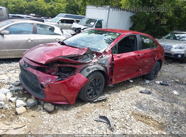 JTDEPMAE4NJ220570 2022 TOYOTA COROLLA Red Front left