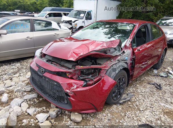 JTDEPMAE4NJ220570 2022 TOYOTA COROLLA Red 