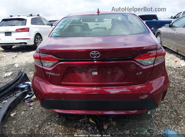 JTDEPMAE4NJ220570 2022 TOYOTA COROLLA Red 