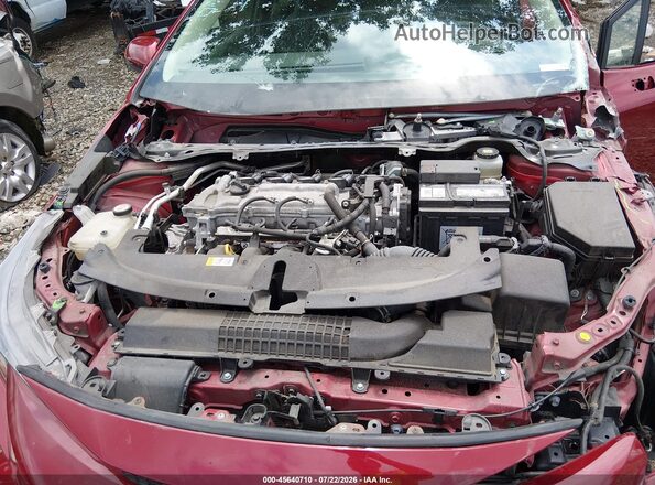 JTDEPMAE4NJ220570 2022 TOYOTA COROLLA Red Rear view