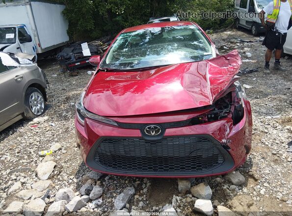 JTDEPMAE4NJ220570 2022 TOYOTA COROLLA Red Dashboard view
