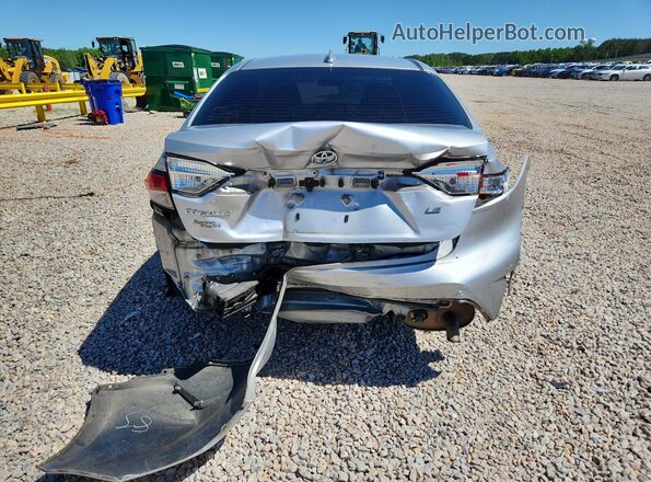 JTDEPMAE5MJ140452 2021 TOYOTA COROLLA Серебряный Вид сзади