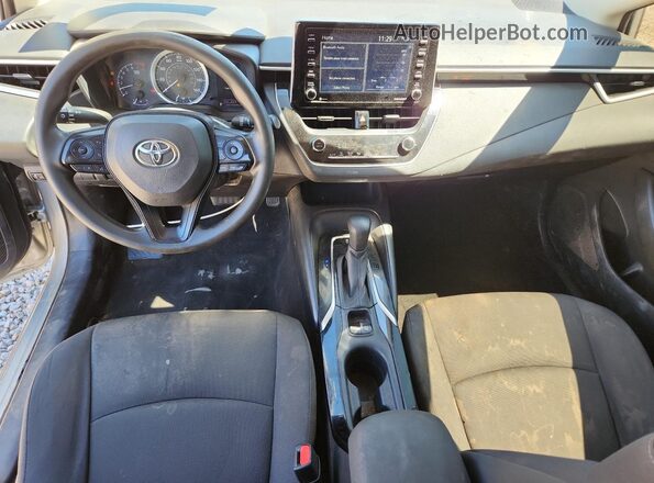 JTDEPMAE5MJ140452 2021 TOYOTA COROLLA Серебряный Вид панели приборов