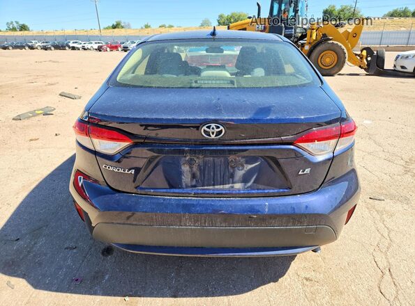 JTDEPMAE5MJ146185 2021 TOYOTA COROLLA Blue უკანა ხედი