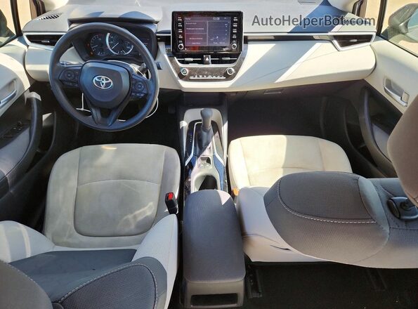 JTDEPMAE5MJ146185 2021 TOYOTA COROLLA Blue წინა პანელის ხედი