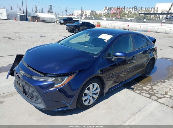 JTDEPMAE5MJ180644 2021 TOYOTA COROLLA Blue Vista tres cuartos delantera izquierda