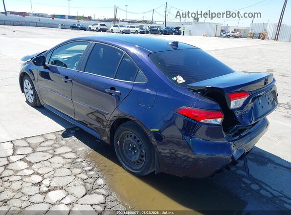 JTDEPMAE5MJ180644 2021 TOYOTA COROLLA Blue Trasero izquierdo
