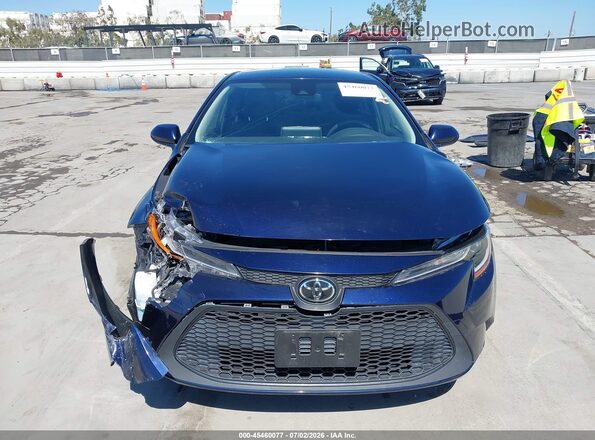 JTDEPMAE5MJ180644 2021 TOYOTA COROLLA Blue Vista del cuadro de instrumentos