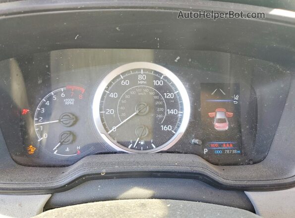 JTDEPMAE5N3007597 2022 TOYOTA COROLLA White Instrument cluster view