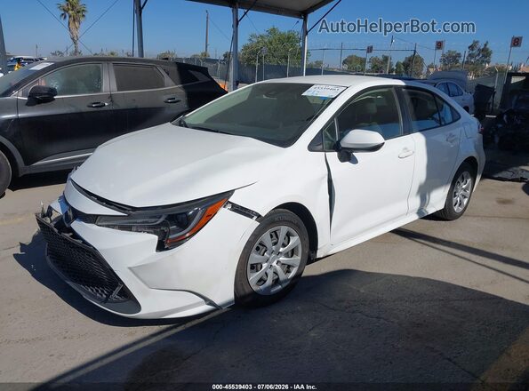 JTDEPMAE5N3029390 2022 TOYOTA COROLLA White Առջևի ձախ երեք քառորդ տեսարան