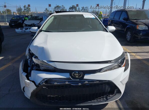 JTDEPMAE5N3029390 2022 TOYOTA COROLLA White Սարքավորումների վահանակի տեսք
