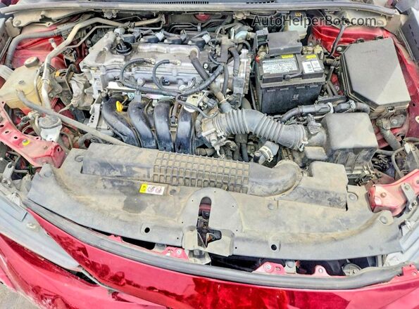 JTDEPMAE5NJ200618 2022 TOYOTA COROLLA Red Вид задньої частини салону