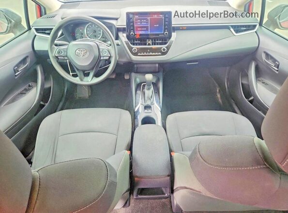 JTDEPMAE5NJ200618 2022 TOYOTA COROLLA Red Вид панелі приладів