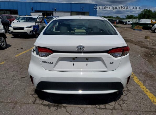 JTDEPMAE6MJ145160 2021 TOYOTA COROLLA White Widok z tyłu