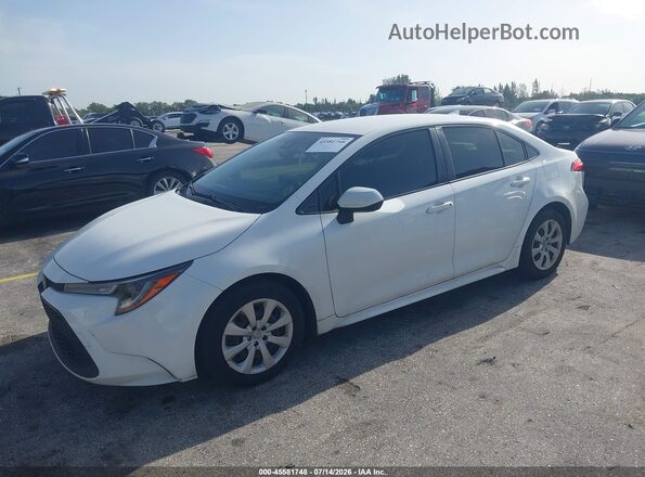 JTDEPMAE6MJ146079 2021 TOYOTA COROLLA Белый Передняя левая четверть