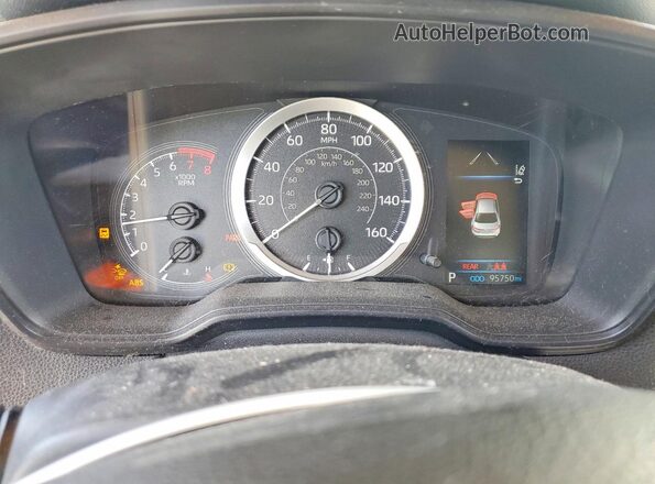 JTDEPMAE6MJ178806 2021 TOYOTA COROLLA White Instrument cluster view