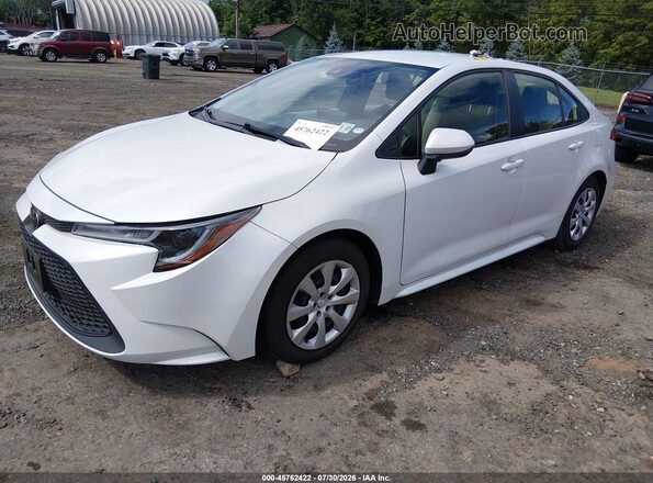 JTDEPMAE6N3021475 2022 TOYOTA COROLLA White წინა მარცხენა ხედი სამი მეოთხედიდან